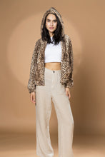 Load image into Gallery viewer, Women&#39;s Fur Leopard Jacket-Brown &amp; Beige (Size S-M-L)
