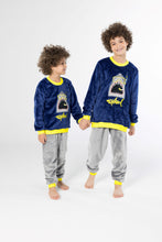 Load image into Gallery viewer, Boy&#39;s Shark Fleece Pyjamas (Size 3-12 yrs)
