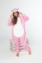 Load image into Gallery viewer, Girls&#39; Cat Fleece Onesie (Size: 6-12 yrs)
