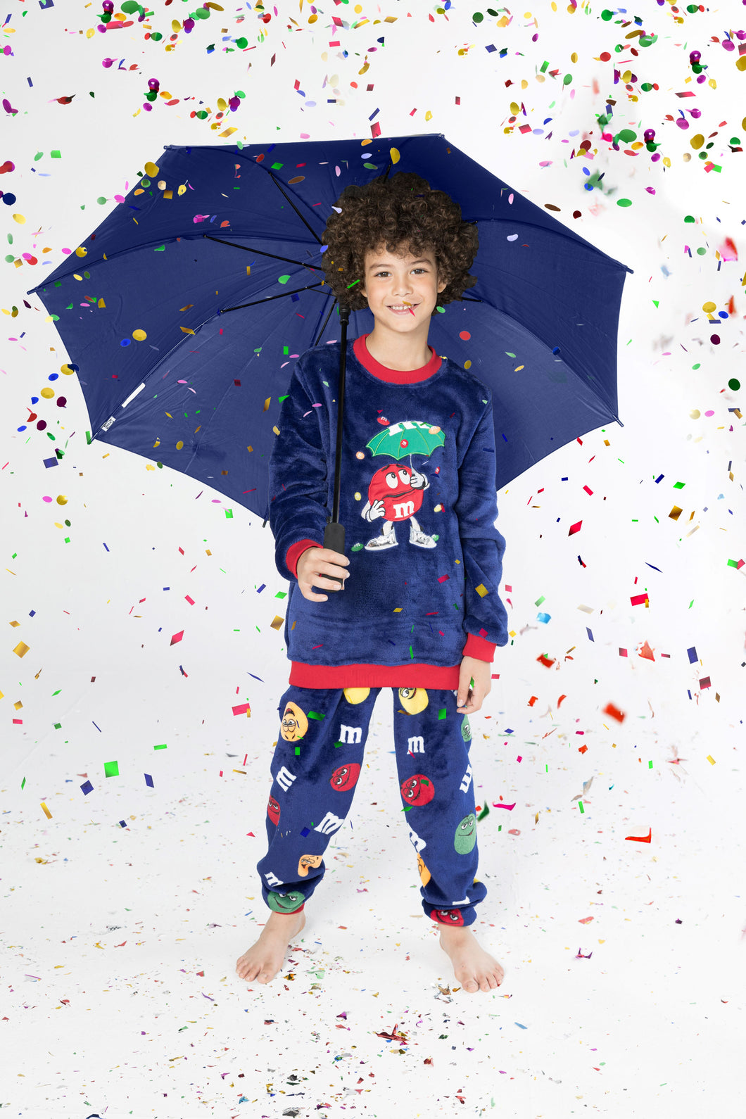 Boy's M&Ms Fleece Pyjamas (Size 3-12 yrs)