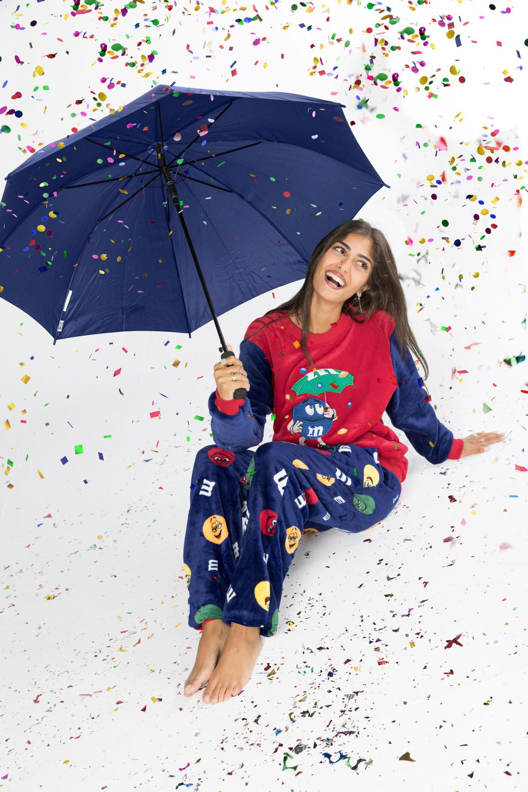 Women's M&Ms Fleece Pyjamas (Sizes S-XL)