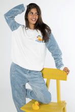 Load image into Gallery viewer, Women&#39;s Yellow Duck Fleece Pyjamas (Sizes S-XL)
