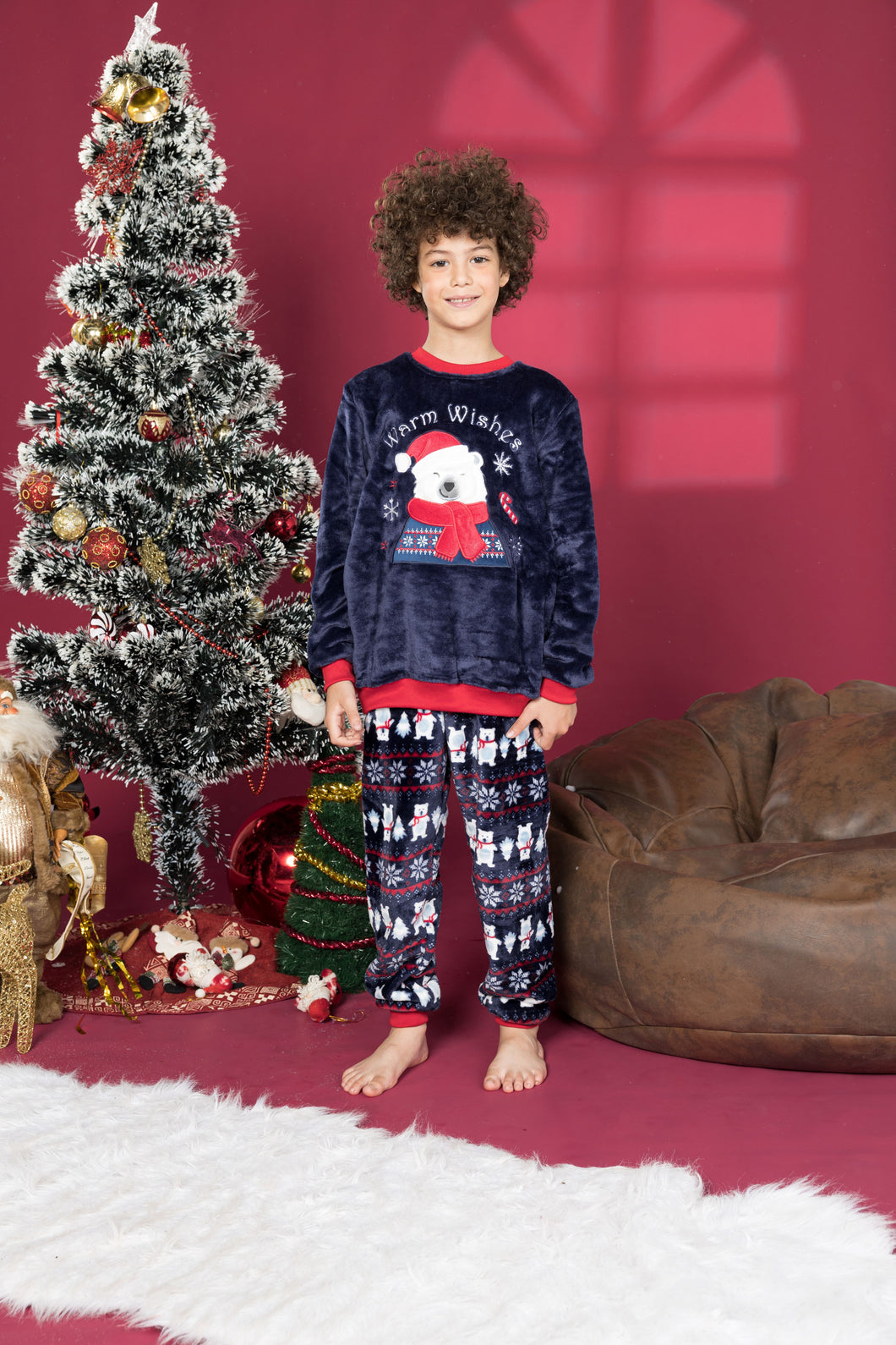 Boy's Winter Wishes Christmas Pyjamas  (Size 14)