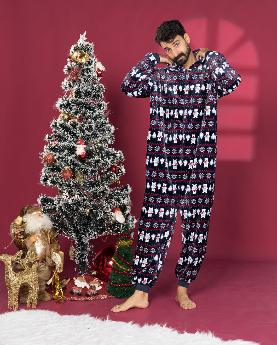 Men & Women's Christmas Onesies (Size S/M, M/L, L/XL)