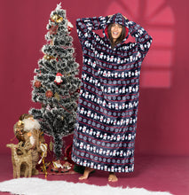 Load image into Gallery viewer, Snuddie Blanket- LONG- Christmas- One Size
