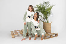 Load image into Gallery viewer, Girls&#39; Panda Fleece Pyjamas (Size 7-12 yrs)
