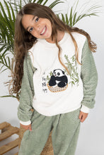 Load image into Gallery viewer, Girls&#39; Panda Fleece Pyjamas (Size 7-12 yrs)
