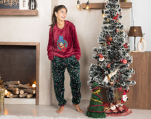 Load image into Gallery viewer, Women&#39;s Marge Simpson&#39;s Christmas Fleece Pyjamas (Size S-XL)
