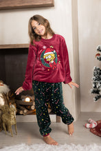 Load image into Gallery viewer, Girl&#39;s Lisa Simpson Fleece Christmas Pyjamas (Size 3-12 yrs)
