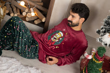 Load image into Gallery viewer, Men&#39;s Homer Simpson&#39;s Christmas Fleece Pyjamas (Sizes S-XXL)
