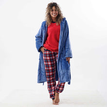 Load image into Gallery viewer, Women&#39;s Blue Fleece Gown (Sizes S-XL) OFFER!!!!
