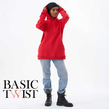 Load image into Gallery viewer, Women&#39;s Hoodie Plain Red (Sizes XS-XL) OFFER!!!
