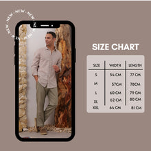 Load image into Gallery viewer, Men&#39;s Cotton Linen Shirt - Khaki
