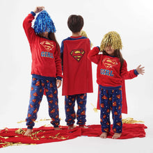 Load image into Gallery viewer, Boys&#39; Superman Fleece Pyjamas (Sizes 3) WITH CAPE..OFFER!!!!
