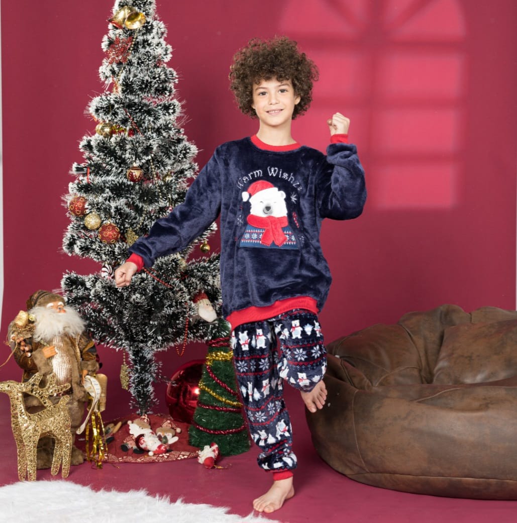 Boy's & Girl's Winter Wishes Christmas Pyjamas (Sizes 3-12yrs)