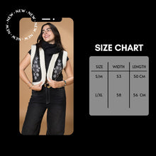 Load image into Gallery viewer, Women&#39;s Waist Coat-Black (Size S/M&amp; L/XL)
