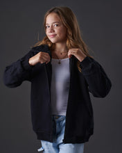 Load image into Gallery viewer, Jacket-Black with BLACK Fur (Size8-11 yr)
