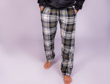 Load image into Gallery viewer, Men&#39;s Black &amp; White Checked Christmas Trousers(Size S-XL)
