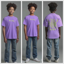 Load and play video in Gallery viewer, Kid&#39;s Oversized TShirts - Purple- Rick &amp; Morty
