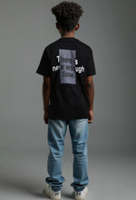 Load image into Gallery viewer, Kid&#39;s Oversized TShirts- Black-There Is Never Enough Time

